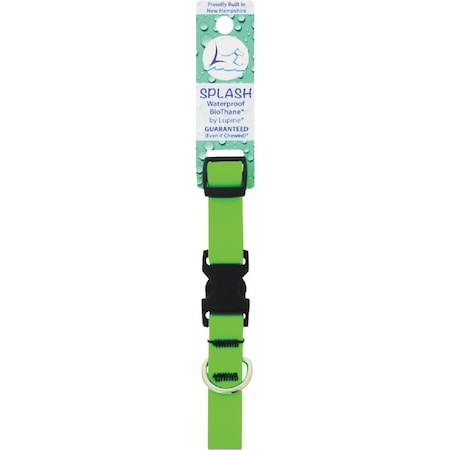 Lupine 3/4'' Waterproof Neon Green 9 to 14'' Adjustable Collar 28301