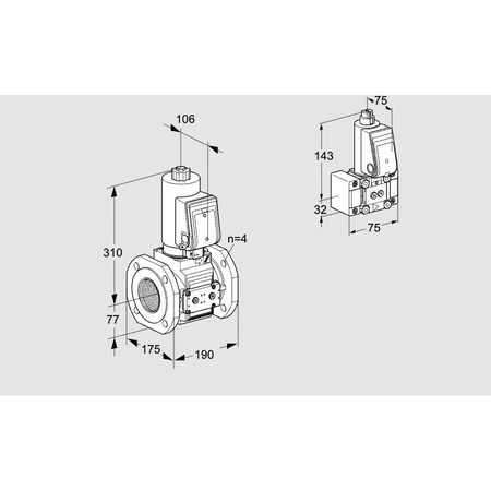 Honeywell Kromschroder VAS6T65A05NKGRE/PP/B- KS88206949