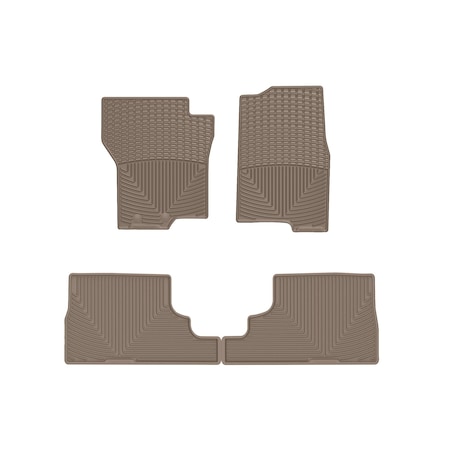 Weathertech Tan, Front and Rear All Weather Floor Mats W241TN-W431TN