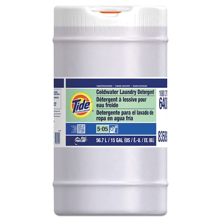 Tide Pro Coldwater Laundry Detergent, Tide Original Scent, 15 gal Drum 64005