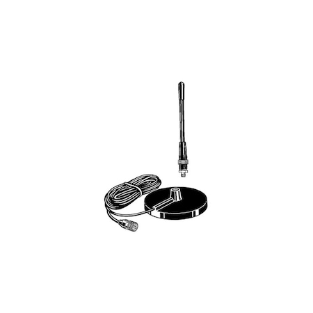 Pocomm 8 in. Vmt Tuneable Cb Antenna With Magnet Mount PC108M