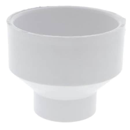 Charlotte Pipe And Foundry PVC 001020800HA 3X1-1/2 REDUCING COUPLING PVC PVC 00102 0800HA