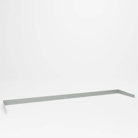 Pucel Side & Back Stop, 144 in Width, 30 in Height, 30 in Depth, Putty 30144