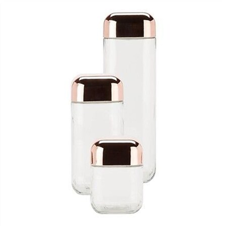 Top Chef Square Storage Jar Set, 3 Piece, 3PK TO314120