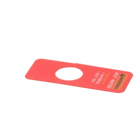 Bunn DECAL, HOT WATER MCDONALDS 29007.0003