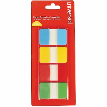 Universal FLAG, INDEX, 4COL, 100PK, AST, 4PK UNV99020