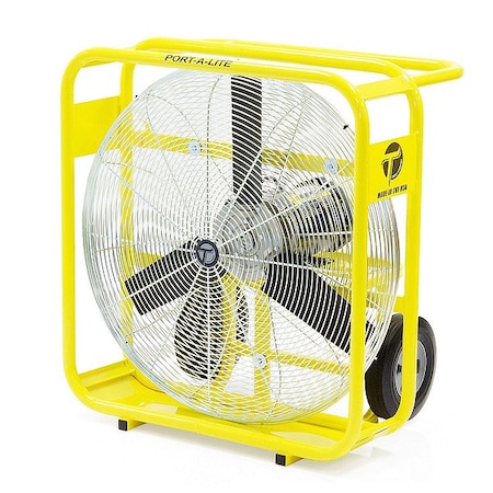 Tempest CoolingFan, 30inDia, Silver, Mobile, Plug-In 913-1082