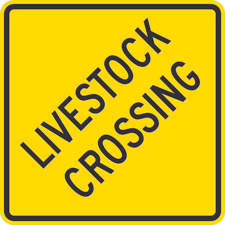 Lyle Livestock Crossing, 36x36, Engineer Grade, Yellow G-16102-EG_36x36