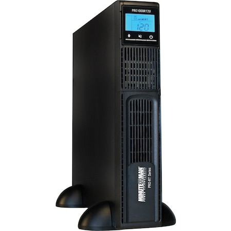 Minuteman Ups PRO-RT2U SERIES: LINE-INTERACTIVE RACK/TOWER/OPTIONAL WALLMOUNT UPS, LCD DISPLAY PRO1000RT2UNC