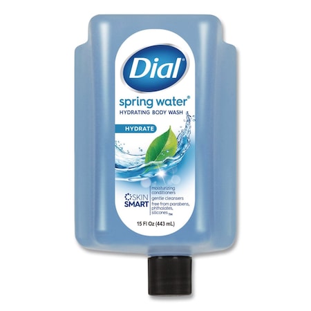 Dial Professional Body Wash Refill for Versa Dispenser, Spring Water Scent, 15 oz, PK6 DIA 99804