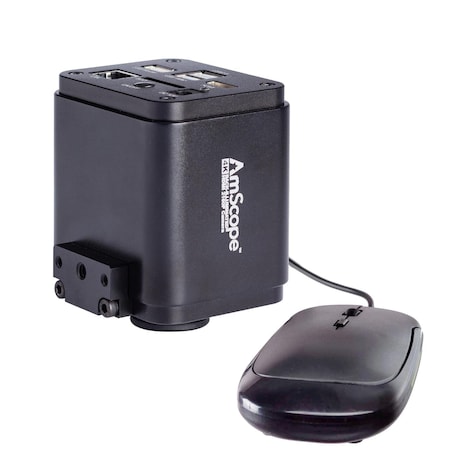 Amscope HD 4K 30fps 8MP HDMI, LAN, Wi-Fi Color BSI CMOS C-mount Microscope Camera for Stand-alone and PC Imag HD428N
