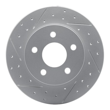 Dynamic Friction Co DFC Geoperformance Rotor - Drilled and Slotted 830-53004L