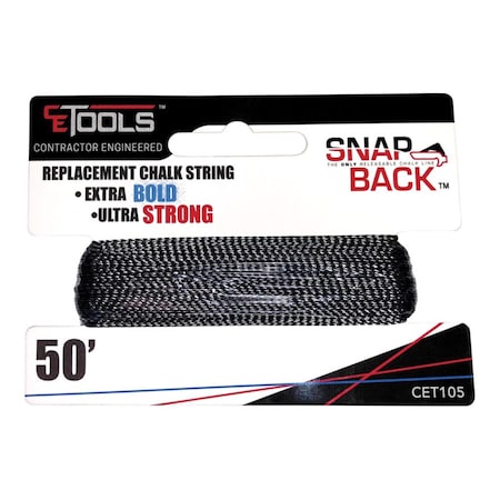 Ce Tools 50 ft. Braided Replacement Chalk String 2801447