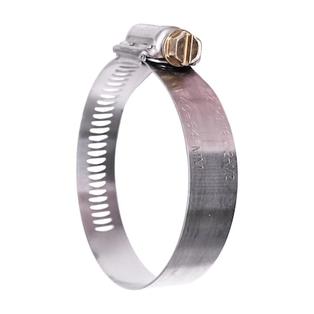 Auveco Hex Worm Gear Type Hose Clamp Size 32 - 1 9/16in - 2 1/2in, 10PK 5351
