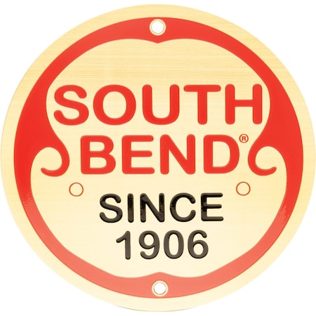 South Bend Nameplate 62mm (2-1/2") SB1495