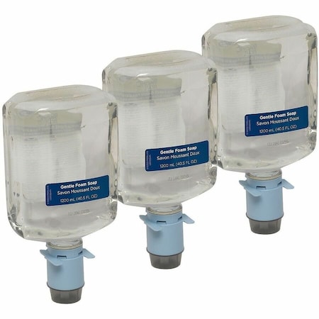 Georgia-Pacific Hand Soap, Pacific Blue Ultra Series, 1,200 mL, Foam, Fragrance Free, Yellow, 3 PK 43716