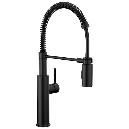 Delta Antoni Single-Handle Pull-Down Spring Kitchen Faucet 18803-BL-DST