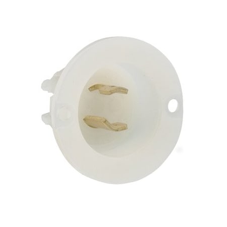 Leviton Industrial Grade Mini Lock Flanged Inlet 15 Amp, 125 Volt ML1-PB