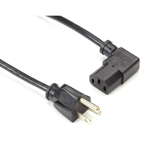 Black Box North American Pc/Monitor Power Cord Nema 5-15P To Iec-60320-C13 EPXR13