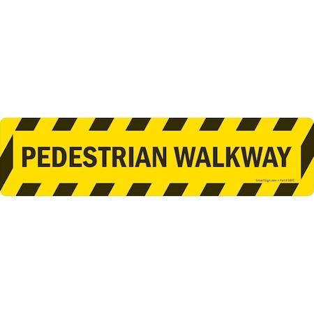 Lyle Pedestrian Walkway, 24x6, Non-Reflective, Yellow G-14473-FD_24x6