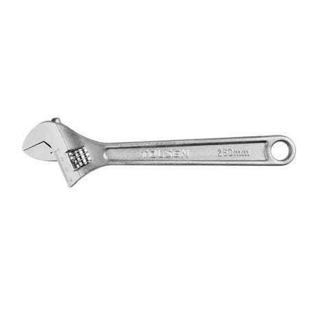 Tolsen Adjustable Wrench 18 Drop Forged, Special Tool Steel, Chrome Finish 15006