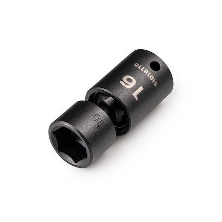 Tekton 3/8 in Drive Impact Universal Joint Socket 16 mm, Metric SID18116