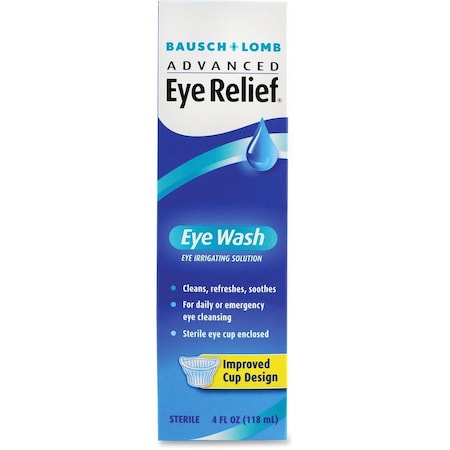 Bausch + Lomb Personal Eyewash, Bottle, 4 oz. 620252