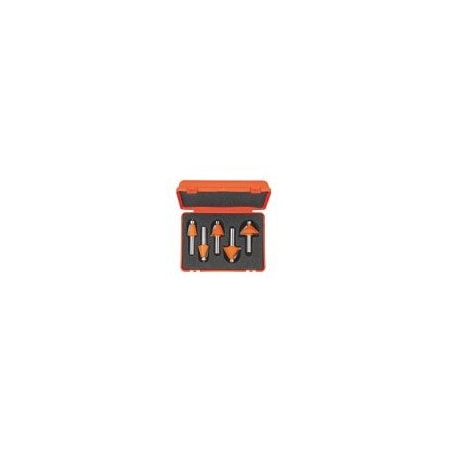 Cmt CHAMFER SET S=1/2in (5-PCS.) 836.501.11