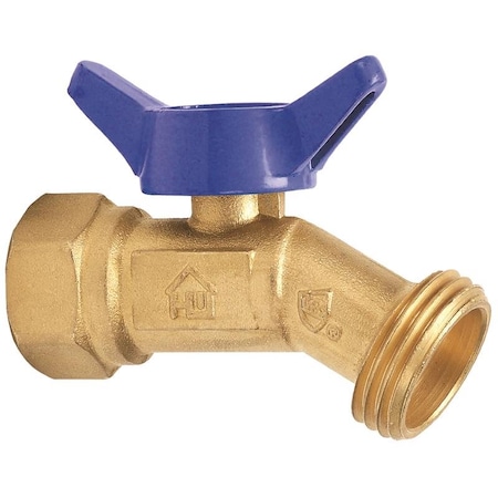 Homewerks 1/2 in. FIP Ah X 3/4 in. MHT Brass No-Kink Hose Bibb VHNQTRB3