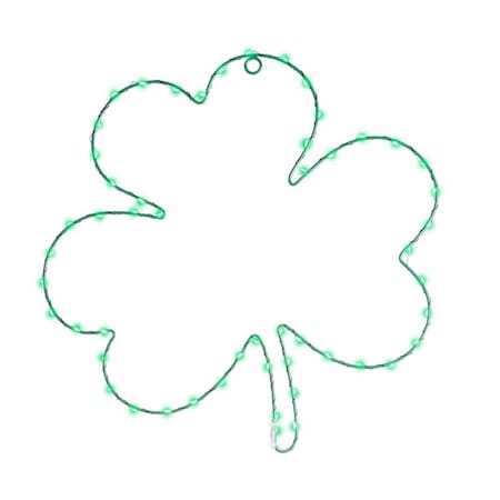 Celebrations Shamrock Silhouette Window Decor Metal 1 pk 14-03030A