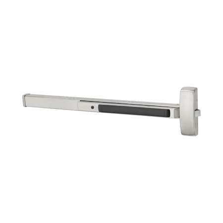 Sargent Xtr Hvy Dty Rim Exit Device Exit Only with Flush End Cap for 43" to 48" Door Satin Stainless Steel 438888G32D
