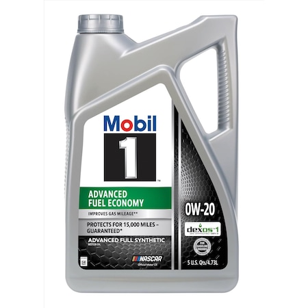 Mobil 1 Gasoline Synthetic Motor Oil 5 qt 124185