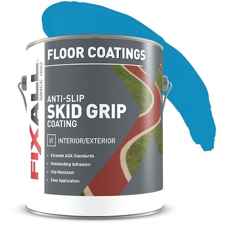 Skid Grip FixALL Series Anti-Slip Coating, Flat, Cobalt, 1 gal F06530-1-E