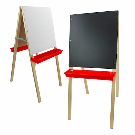 Flipside Child's Double Easel - Black Chalk/White Markerboard 17407