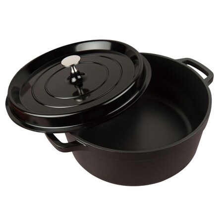 Pan De Molde 7 qt. Non-Stick Cast Aluminum Dutch Oven, Black - 11 in. PA3067899