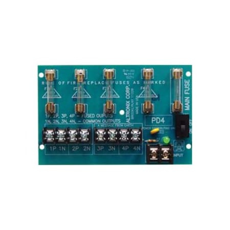 Altronix Din Rail Power Distribution Board DP4