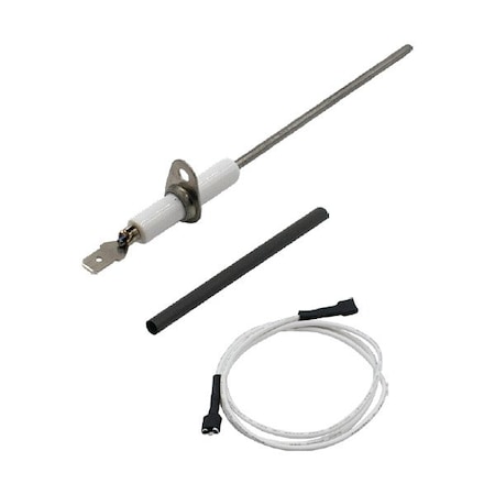 White-Rodgers Flame Sensor, 4" L Probe, 30" L Lead 790-843A1