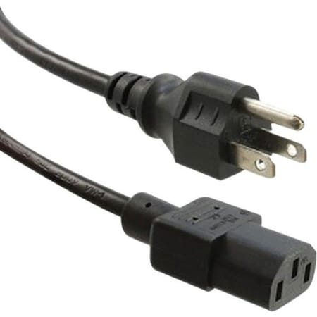 Enet Enet Nema 5-15P To C13 16 Awg 13A Power Cord Black 6Ft N515-C13-13A-6F-ENC