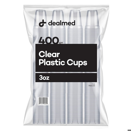 Dealmed Cup Plastic 3 oz. Clear, 400PK 781433