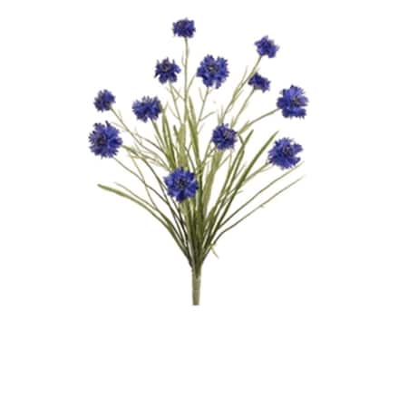 Allstate FBC761-BL-RY 22 in. Royal Blue Cornflower Bush with 12 Flowers-, 12PK FBC761-BL/RY