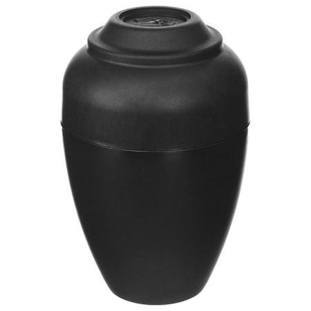 Jorgensen Laboratories Jorvet Urnee Cremation Urn, Large, Black, 15-100lbs J0310LQ