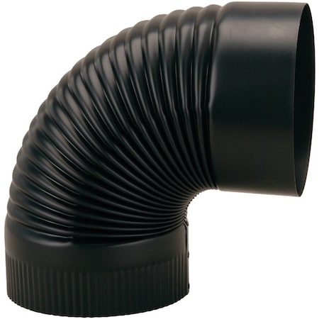 Imperial Single Wall 90 deg 6'' Crimped Elbow BM0023
