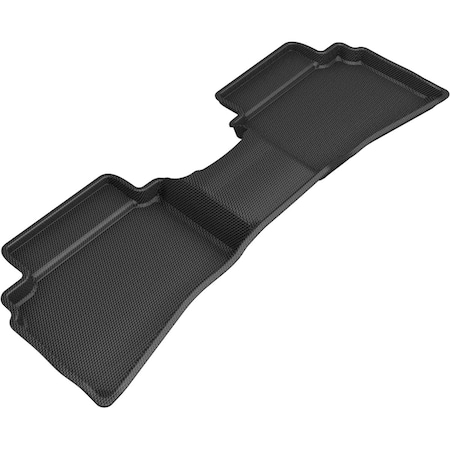 3D Maxpider Kagu 2nd Row Floor Liner for 2020-2021 Hyundai Venue, Black L1HY10221509