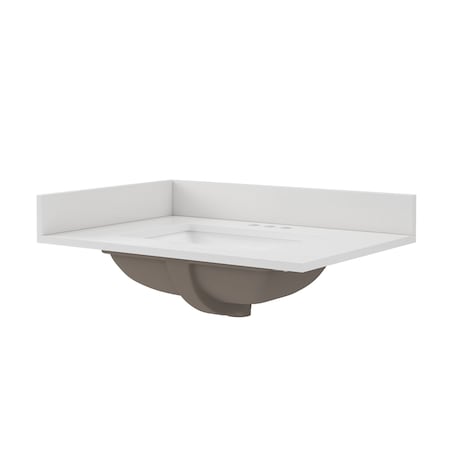 Craft And Main Quartz Vanity Top, 31x22 in QZ31224SWR