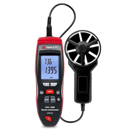 Triplett CFM/CMM Thermo-Anemometer + RH CFM150
