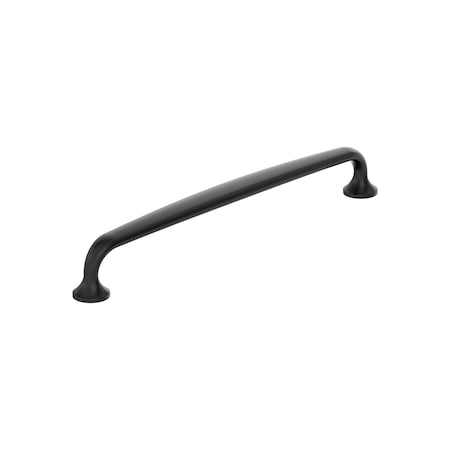 Amerock Renown 8-13/16 inch 224mm Center-to-Center Matte Black Cabinet Pull BP36987FB