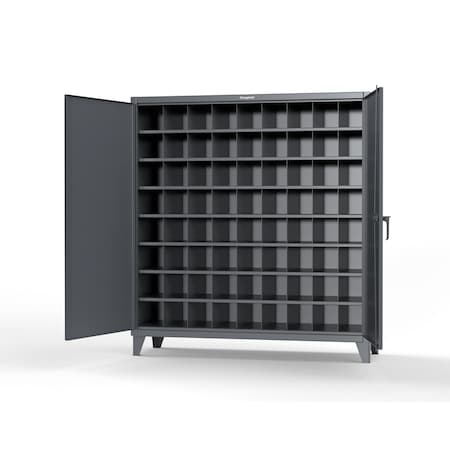 Strong Hold 7 GA Industrial Shop Table with Riser Shelf T4830RS