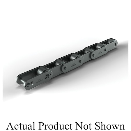Hkk Chain HKK Heavy Series Double Pitch Car Lg Riv Conv, 10 ft OAL, 1.5P, 7/8 Dia x .5 W, 1/8 THK Plate, AS DC062R1A