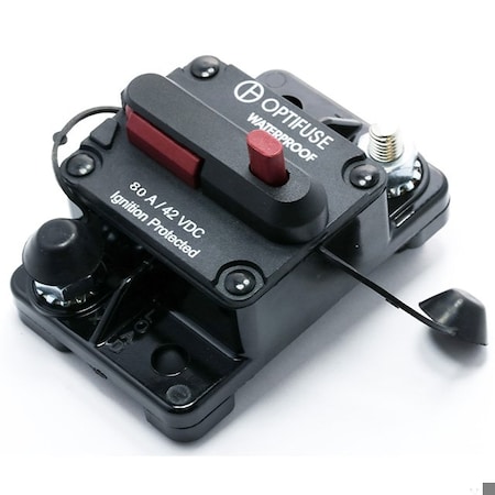 Optifuse Circuit Breaker, 153 Series, 25 to 200A, 3kA at 42V DC 153080