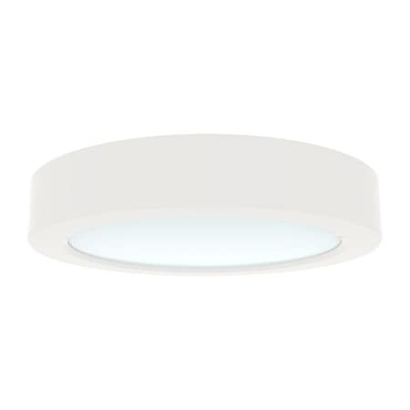 Westgate 7in SNAP FLUSH-MOUNT DISK 5CCT 120V TRIAC DIM, E26, 14W, 27K/30K/35K/40K/50K, White FMLS-R7-MCT5-DT